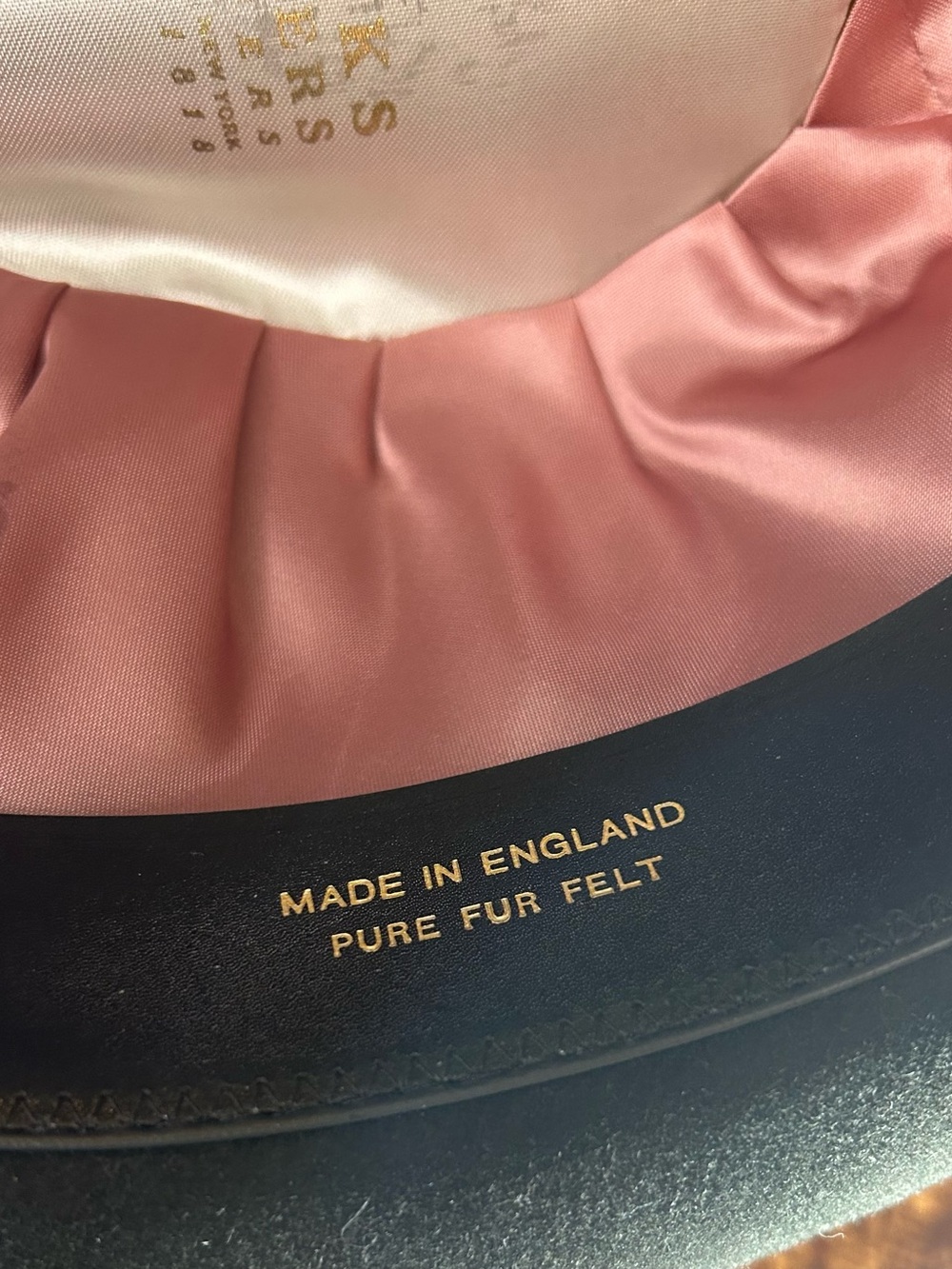 Brooks Brothers Pure Fur Felt Fedora with Grosgrain Band - Size 7 1/4,” 59 - Picture 9 of 11